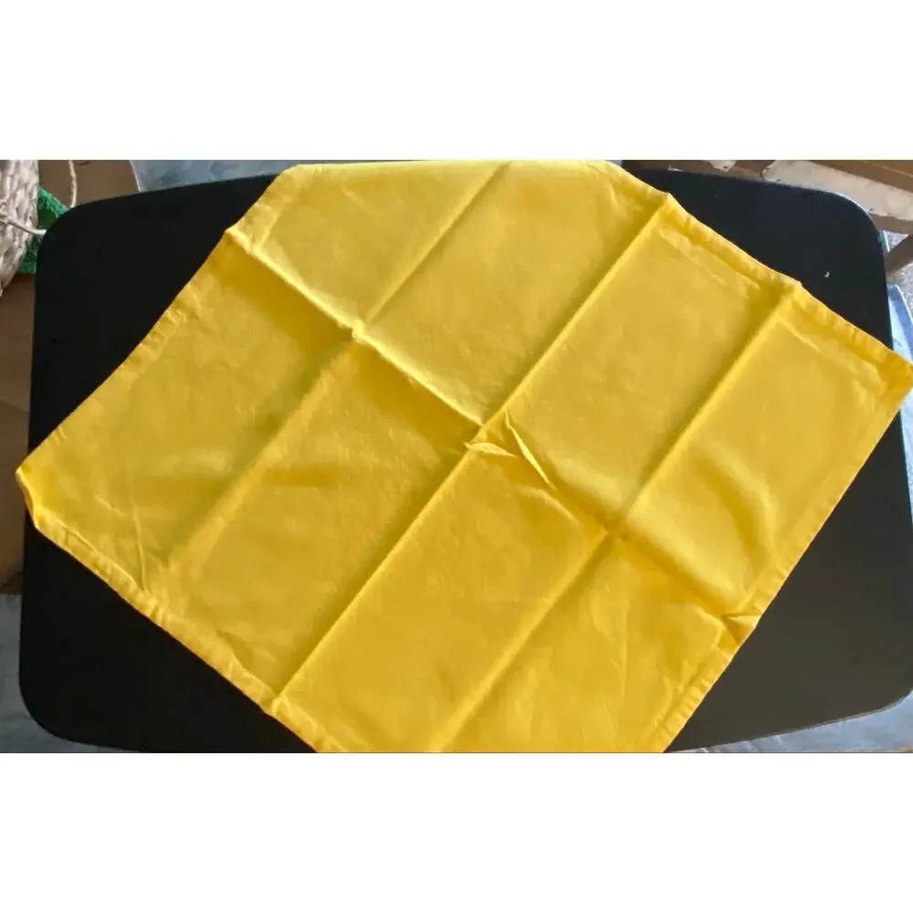 Set of 10 DII Daffodil Yellow 100% Cotton Cloth Dinner Napkins 20